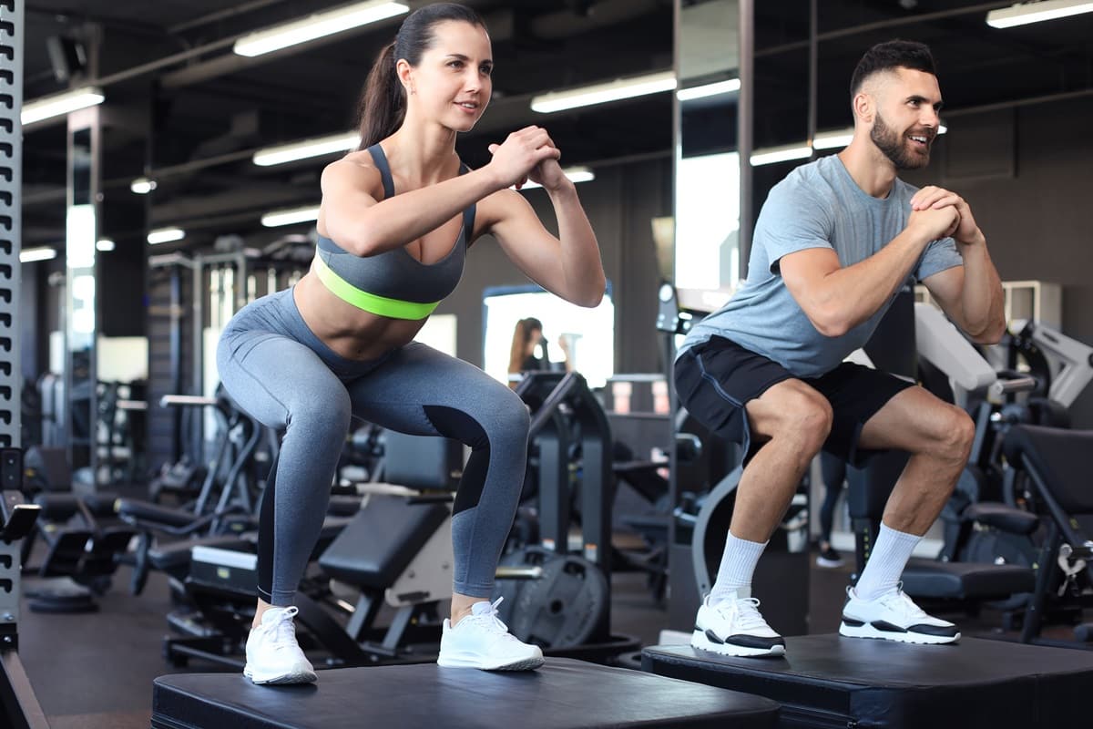 jump squat femme