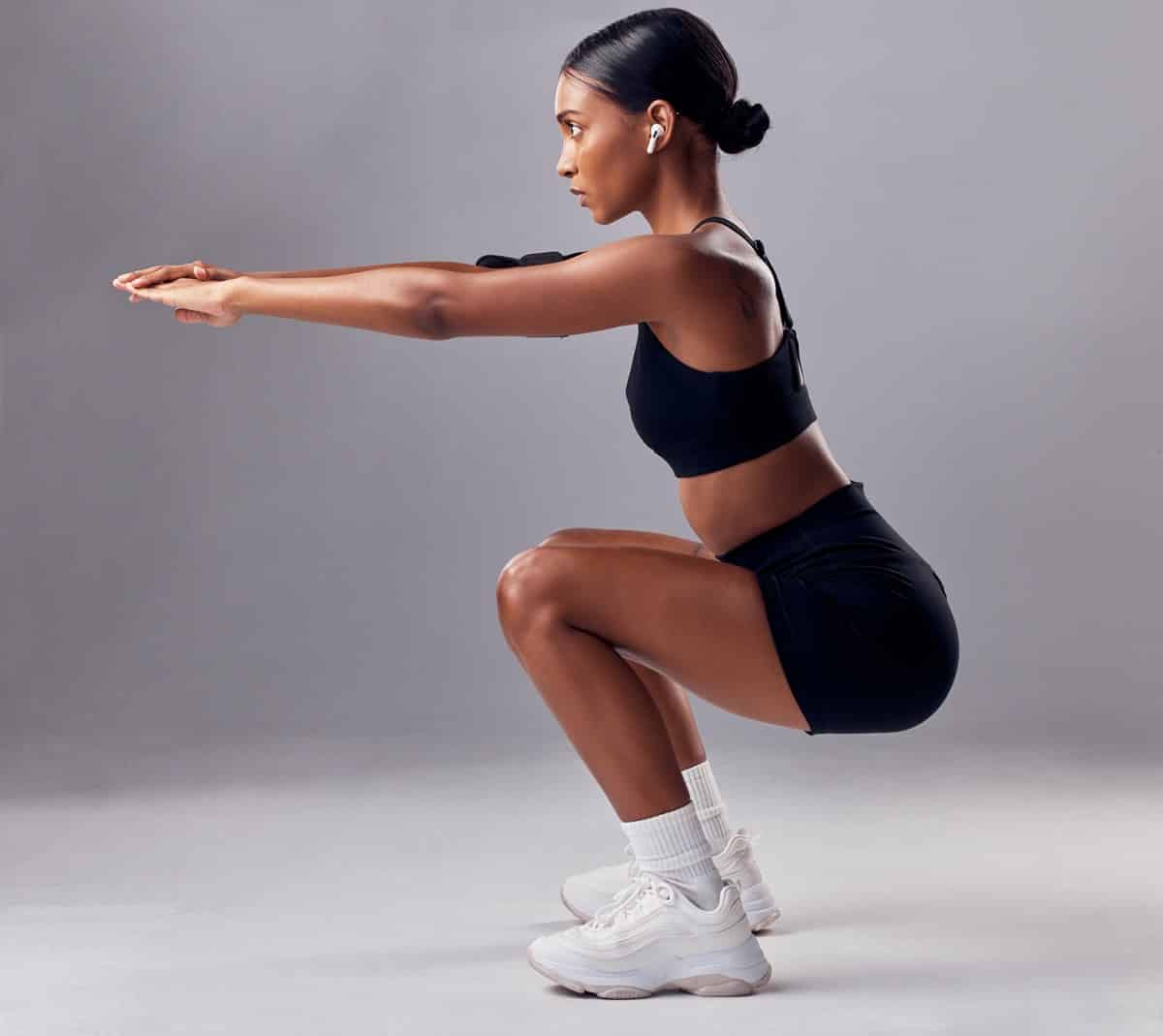 squat dessiner fessiers